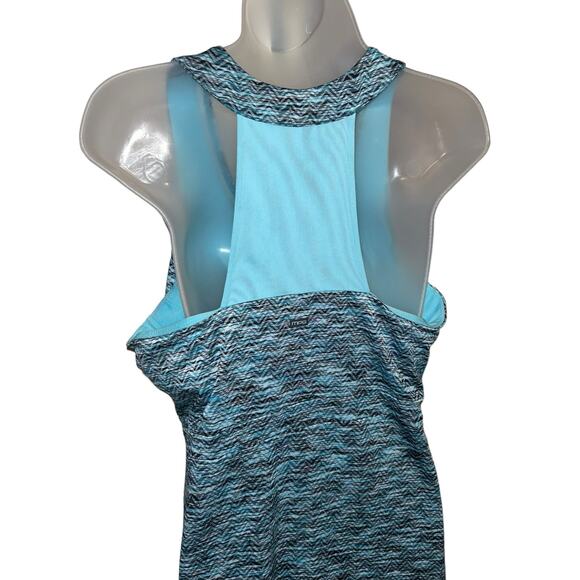 MPG Blue Activewear Pullover Sleeveless Built In Bra Dress Womens Size XL - Picture 4 of 5